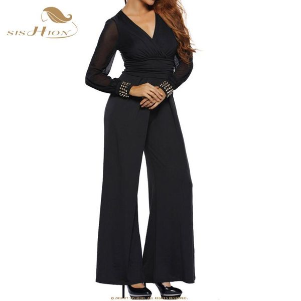 women's jumpsuits & rompers sishion 2021 bodysuit elegant vd1259 women long sleeve womens jumpsuit plus size loose trousers overalls, Black;white
women's jumpsuits & rompers sishion 2021 bodysuit elegant vd1259 women long sleeve womens jumpsuit plus size loose trousers overalls, Black;white