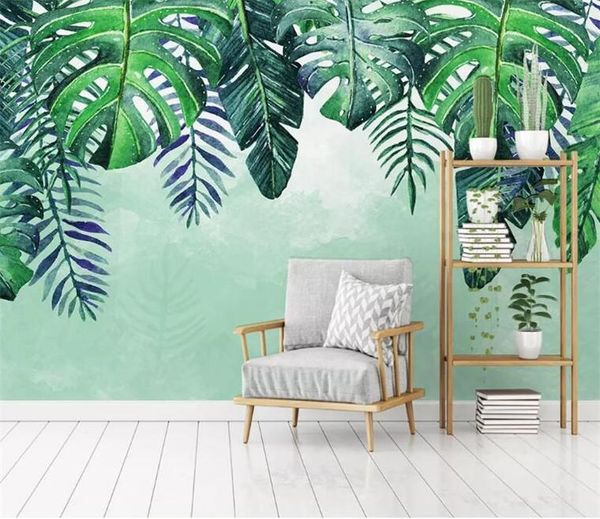 wallpapers nordic minimalist hand-painted fresh tropical leaves tv sofa wall custom large mural wallpaper papel de parede
wallpapers nordic minimalist hand-painted fresh tropical leaves tv sofa wall custom large mural wallpaper papel de parede