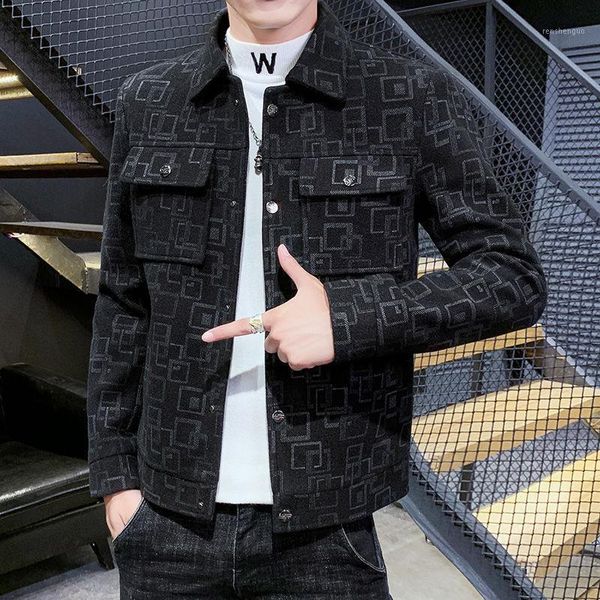 men's jackets mens casual outerwear jacket coat winter wool slim fit man pea m-3xl jaqueta masculina bomber, Black;brown
men's jackets mens casual outerwear jacket coat winter wool slim fit man pea m-3xl jaqueta masculina bomber, Black;brown