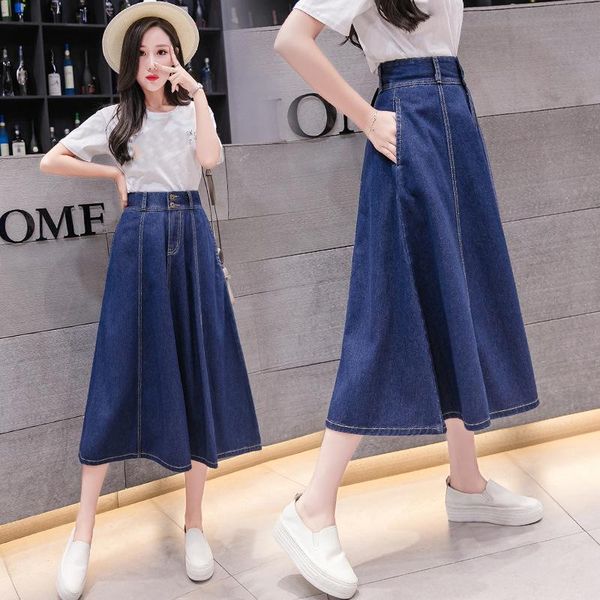 skirts dark blue jean skirt summer women fashion double button high waist a line denim midi woman vintage patchwork korean, Black
skirts dark blue jean skirt summer women fashion double button high waist a line denim midi woman vintage patchwork korean, Black