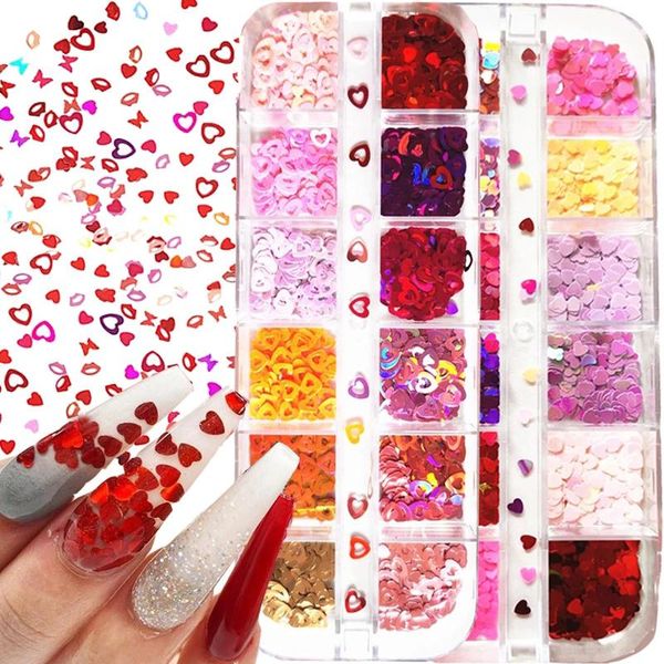 nail art decorations 3d accessories laser love heart butterfly sequins mixed color sparkle glitter flakes, Silver;gold
nail art decorations 3d accessories laser love heart butterfly sequins mixed color sparkle glitter flakes, Silver;gold