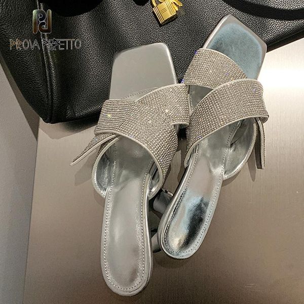 slippers nightclub wear mid-heel sandals and summer square toe open rhinestone stiletto high heel women, Black
slippers nightclub wear mid-heel sandals and summer square toe open rhinestone stiletto high heel women, Black