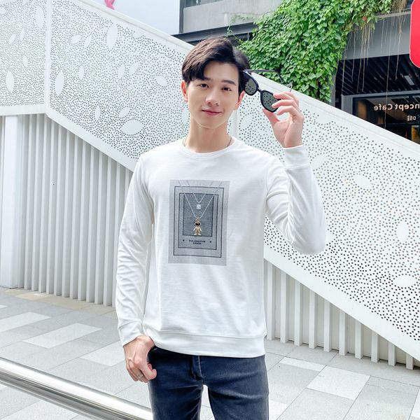 loose 2021 autumn sweater youth long sved t-shirt fashion casual men's bottom shirt, Black
loose 2021 autumn sweater youth long sved t-shirt fashion casual men's bottom shirt, Black
