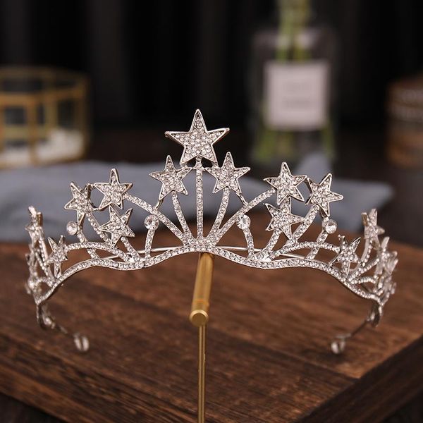 hair clips & barrettes fashion stars tiaras and crowns rhinestone silver color princess diadems queen crown wedding accessories women head j, Golden;silver
hair clips & barrettes fashion stars tiaras and crowns rhinestone silver color princess diadems queen crown wedding accessories women head j, Golden;silver