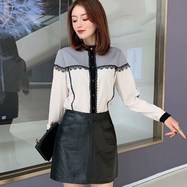women's jackets jackets plus size spring summer blouses women color block lace patchwork long sleeve casual shirts b 56yi, Black;brown
women's jackets jackets plus size spring summer blouses women color block lace patchwork long sleeve casual shirts b 56yi, Black;brown