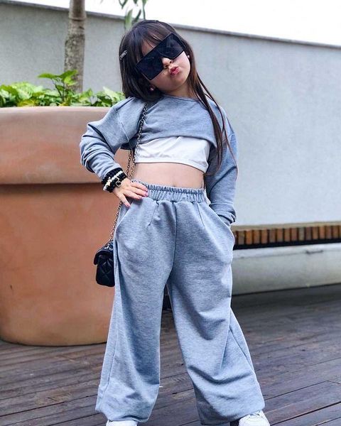 clothing sets blotona girls t-shirt & vest and trousers 3pcs suit fashion solid color long sleeve cropped camisole pants, 1-6y, White
clothing sets blotona girls t-shirt & vest and trousers 3pcs suit fashion solid color long sleeve cropped camisole pants, 1-6y, White