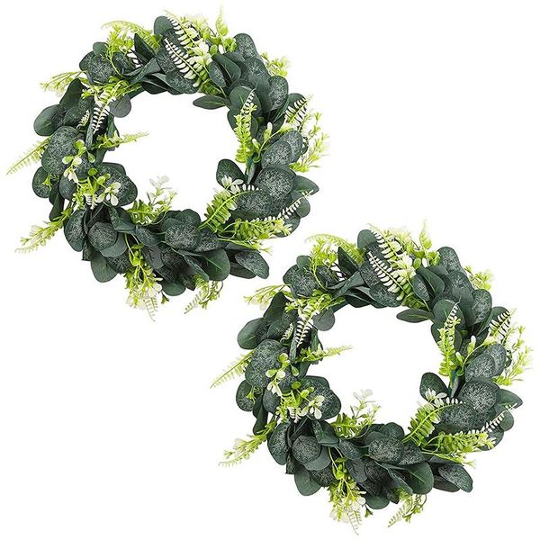 decorative flowers & wreaths 2 pcs artificial eucalyptus wreath green leaves hanging decoration for home front door
decorative flowers & wreaths 2 pcs artificial eucalyptus wreath green leaves hanging decoration for home front door