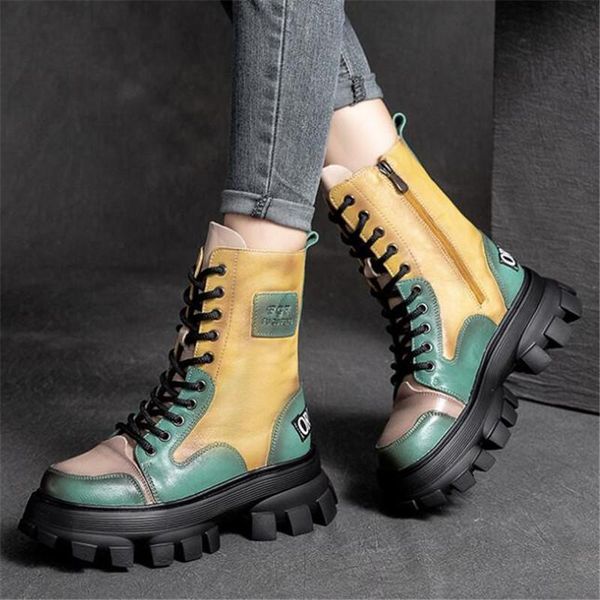boots fashion women winter shoes mid calf cowhide leather square low heel vintage style female footwear boot retro booties woman, Black
boots fashion women winter shoes mid calf cowhide leather square low heel vintage style female footwear boot retro booties woman, Black