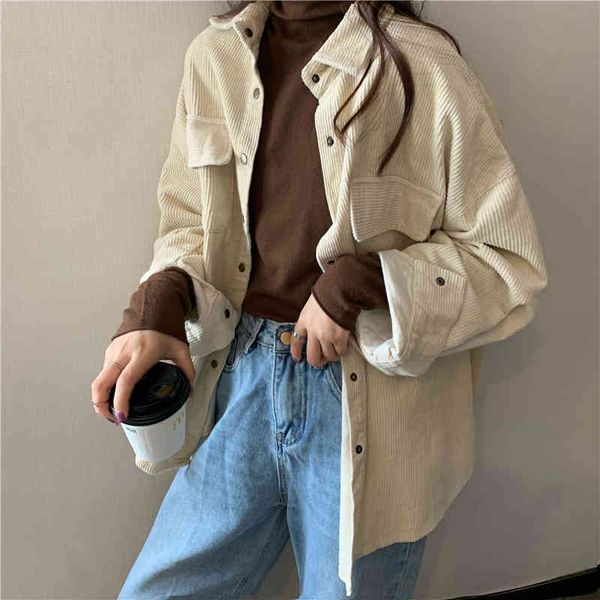 women's blouses & shirts fashionable woman velvet jacket single shirt breasted turn down collar long sleeve female pocket button t14301, White
women's blouses & shirts fashionable woman velvet jacket single shirt breasted turn down collar long sleeve female pocket button t14301, White