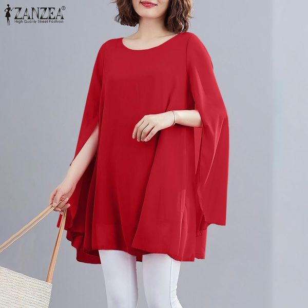 women's blouses & shirts zanzea elegant summer half sleeve chiffon blouse women loose casual blusas female tunic solid double layer, White
women's blouses & shirts zanzea elegant summer half sleeve chiffon blouse women loose casual blusas female tunic solid double layer, White