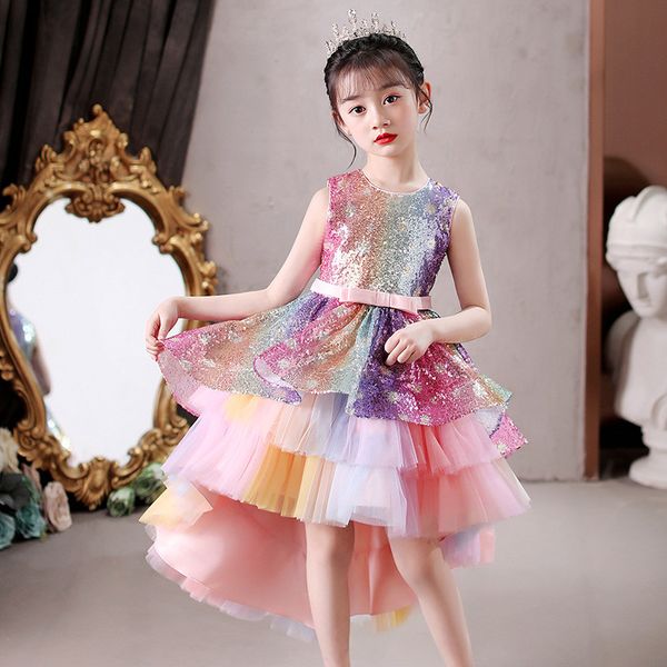 girls dress princess sequins trailing formal ceremony children party gown kids dresses for girl birthday prom dress, Red;yellow
girls dress princess sequins trailing formal ceremony children party gown kids dresses for girl birthday prom dress, Red;yellow