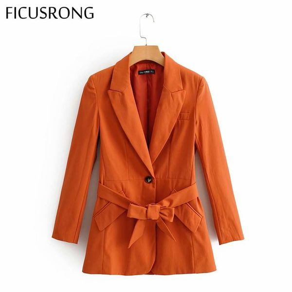 women sashes blazer long sleeve loose suit coat casual single button jacket blazers office lady women's suits &, White;black
women sashes blazer long sleeve loose suit coat casual single button jacket blazers office lady women's suits &, White;black