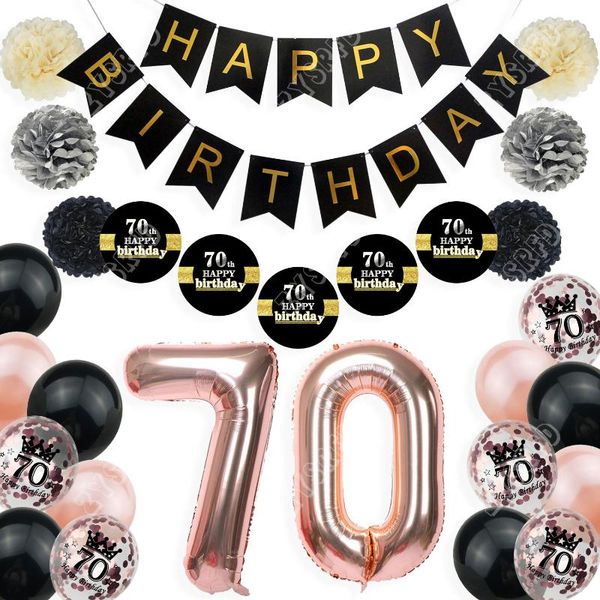 party decoration 70 years old happy birthday balloon banner sticker latex helium balloons paper pompoms for 70th anniversary decorations adu
party decoration 70 years old happy birthday balloon banner sticker latex helium balloons paper pompoms for 70th anniversary decorations adu