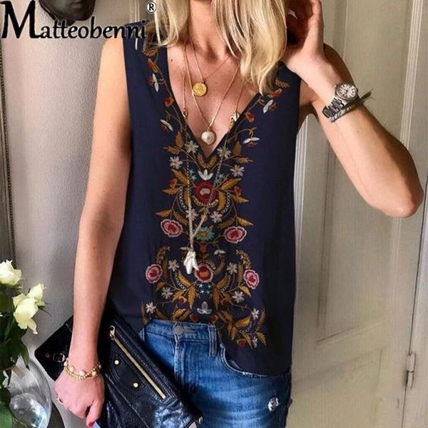 women's t-shirt 2021 summer vintage floral printed loose fashion women v-neck pullover plus size ladies casual sleeveless vest, White
women's t-shirt 2021 summer vintage floral printed loose fashion women v-neck pullover plus size ladies casual sleeveless vest, White