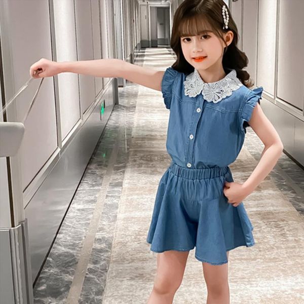 clothing sets girls suits t-shirt + shorts 2021 vintage spring summer kids cottonteenagers children outfits sport tracksuits, White
clothing sets girls suits t-shirt + shorts 2021 vintage spring summer kids cottonteenagers children outfits sport tracksuits, White