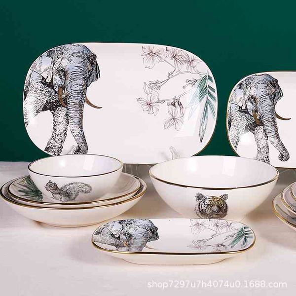 nordic simple phnom penh ceramic tableware set creative animal deep dish home daily l dish set
nordic simple phnom penh ceramic tableware set creative animal deep dish home daily l dish set