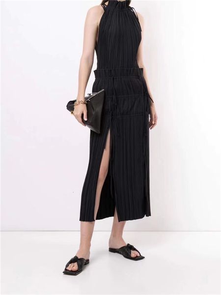 casual dresses summer women's pleated fringed skirt suit fashion double slit lace high waist adjustable mid-length halter xl gic5, Black;gray
casual dresses summer women's pleated fringed skirt suit fashion double slit lace high waist adjustable mid-length halter xl gic5, Black;gray