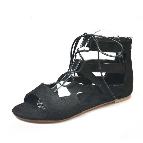 slippers gladiator sandals high-flock cross strap fashion flat cool hollow summer womens shoes pzy2, Black
slippers gladiator sandals high-flock cross strap fashion flat cool hollow summer womens shoes pzy2, Black
