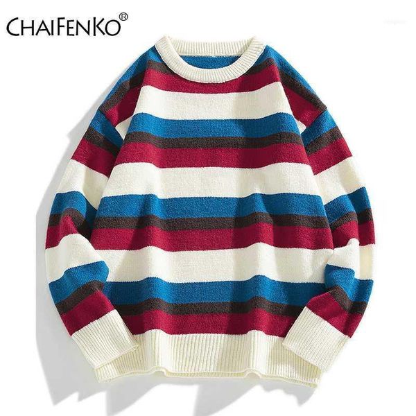 fashion stripe knitted sweater men 2021 autumn winter pullover streetwear hip hop harajuku casual sweater1, White;black
fashion stripe knitted sweater men 2021 autumn winter pullover streetwear hip hop harajuku casual sweater1, White;black