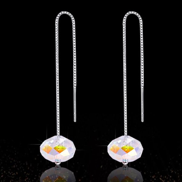 dangle & chandelier crystals from square beads drop earrings for women chain piercing earring fashion wedding jewelry gift, Silver
dangle & chandelier crystals from square beads drop earrings for women chain piercing earring fashion wedding jewelry gift, Silver