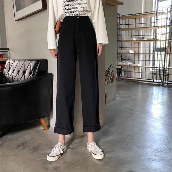 women's pants & capris casual women summer korean chic preppy lady straight pant high waist black trouser, Black;white
women's pants & capris casual women summer korean chic preppy lady straight pant high waist black trouser, Black;white