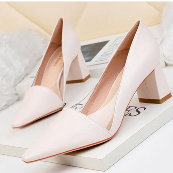 dress shoes thin professional ol women korean fashion pointed shallow mouth high heels transparent thick with wild, Black
dress shoes thin professional ol women korean fashion pointed shallow mouth high heels transparent thick with wild, Black