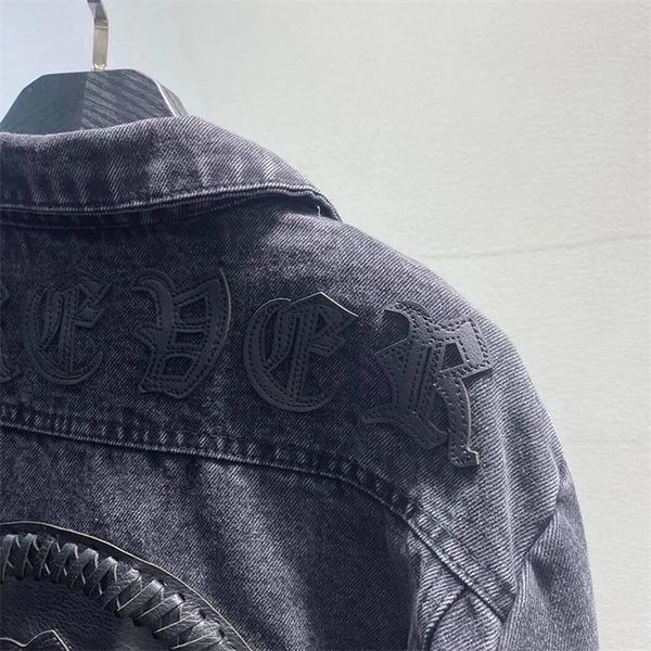 chrome/heartsspring new heavy cross crosin 3d sanskrit 2021 men's and women's casual denim black coat 2a4n, Black;brown
chrome/heartsspring new heavy cross crosin 3d sanskrit 2021 men's and women's casual denim black coat 2a4n, Black;brown