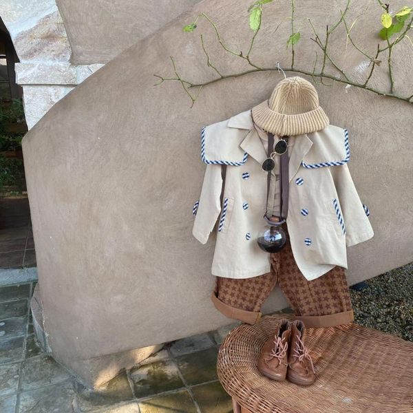 coat bobotcnunu children spring outwear clothing girl trench autumn long sleeve clothes fashion, Blue;gray
coat bobotcnunu children spring outwear clothing girl trench autumn long sleeve clothes fashion, Blue;gray