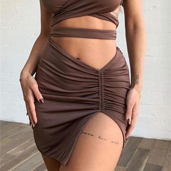 skirts women fashion split wraps package hip bottoms solid ruched high waist bodycon mini skirt with drawstring club party, Black
skirts women fashion split wraps package hip bottoms solid ruched high waist bodycon mini skirt with drawstring club party, Black