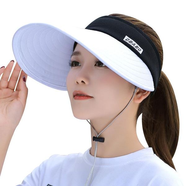 outdoor adjustable visor sun hat women sunscreen summer sport tennis caps fashion lady travel beach empty cycling hats h396 & masks, Black
outdoor adjustable visor sun hat women sunscreen summer sport tennis caps fashion lady travel beach empty cycling hats h396 & masks, Black