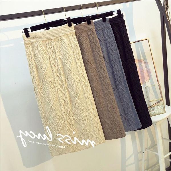skirts women 2021 autumn winter elegant twist midi knitted skirt female high waist slim ladies casual sweater faldas a463, Black
skirts women 2021 autumn winter elegant twist midi knitted skirt female high waist slim ladies casual sweater faldas a463, Black