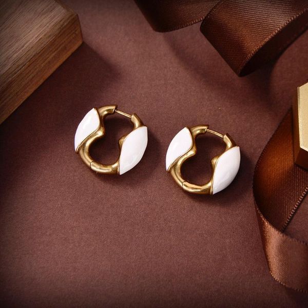 trend luxury vintage gold color white hoop earrings fashion punk jewelry for women designer bijoux & huggie, Golden;silver
trend luxury vintage gold color white hoop earrings fashion punk jewelry for women designer bijoux & huggie, Golden;silver