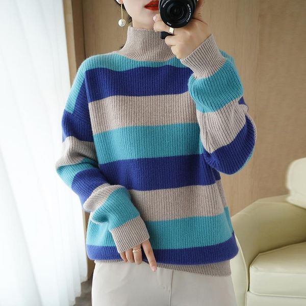 women's sweaters zocept winter pure wool sweater women fashion knitted turtleneck pullovers color matching soft warm bottoming shirt, White;black
women's sweaters zocept winter pure wool sweater women fashion knitted turtleneck pullovers color matching soft warm bottoming shirt, White;black