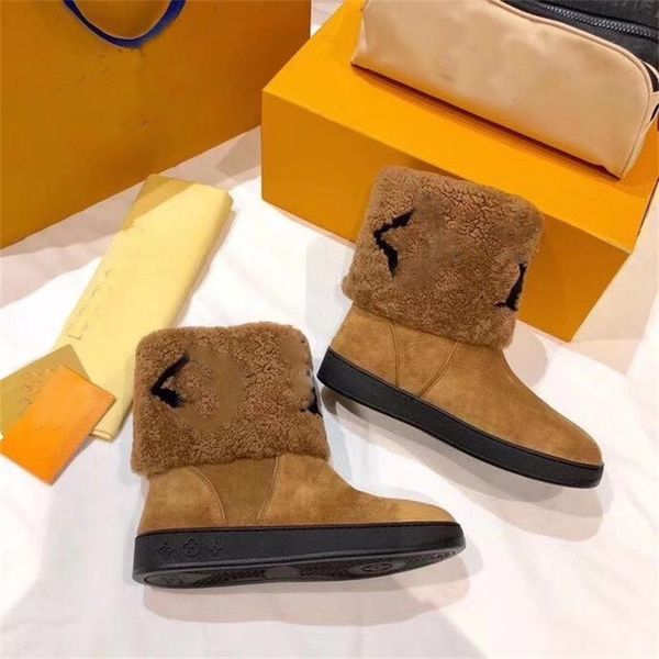2021 designer women snow boots leather laureate flat casual shoes soft winter warm girls sheepskin brown black shoe plush fur half ankl288y
2021 designer women snow boots leather laureate flat casual shoes soft winter warm girls sheepskin brown black shoe plush fur half ankl288y