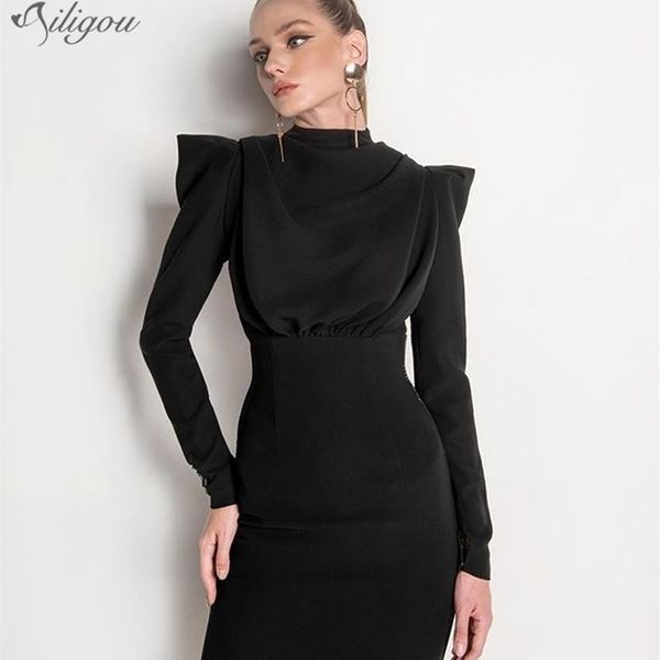 black fashion long sleeve backless bodycon dress elegant cocktail party vestidos 210525, Black;gray
black fashion long sleeve backless bodycon dress elegant cocktail party vestidos 210525, Black;gray