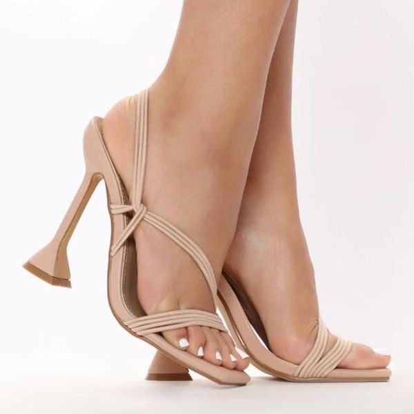 fashion women sandals slippers 2 ways back strap open toe narrow band thin high heels summer party slides size 39, Black
fashion women sandals slippers 2 ways back strap open toe narrow band thin high heels summer party slides size 39, Black