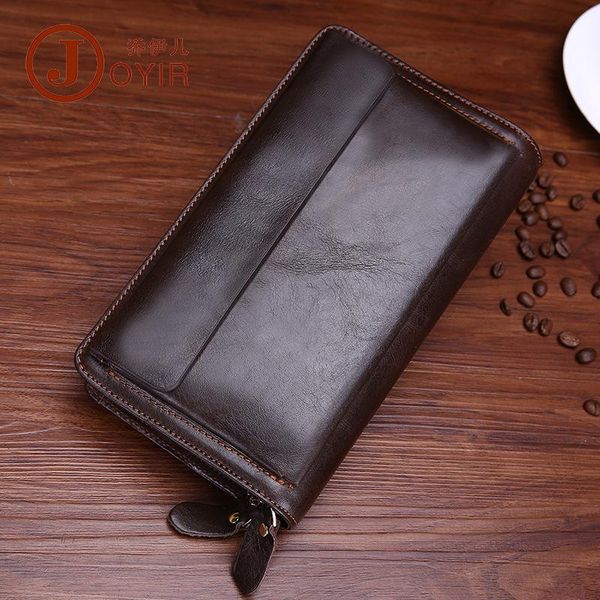 retro men's leather wallet long large capacity multi-card position double zipper clutch business wallets, Red;black
retro men's leather wallet long large capacity multi-card position double zipper clutch business wallets, Red;black