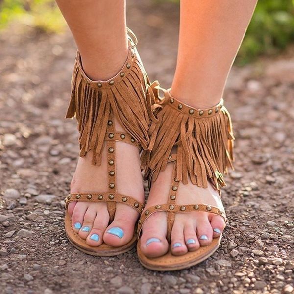 summer fashion fringe rivet women roman flats sandals casual open toe beach shoes gladiator clip flip flops big size, Black
summer fashion fringe rivet women roman flats sandals casual open toe beach shoes gladiator clip flip flops big size, Black