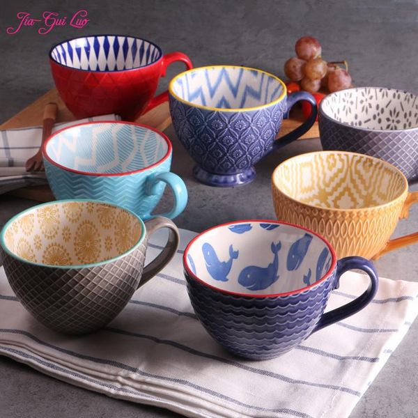 ceramic hand painted coffee cup creative vintage cafe bar supplies embossed personality breakfast cups & saucers
ceramic hand painted coffee cup creative vintage cafe bar supplies embossed personality breakfast cups & saucers