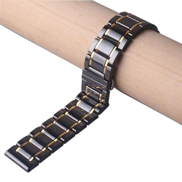 watch bands fashion watchband pure ceramic polished strap black with gold quick release pins 20 21 22 23mm for samsung, Black;brown
watch bands fashion watchband pure ceramic polished strap black with gold quick release pins 20 21 22 23mm for samsung, Black;brown