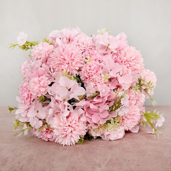 decorative flowers & wreaths hydrangea artificial flower peony high-quality luxury bouquets diy wedding ornaments home table
decorative flowers & wreaths hydrangea artificial flower peony high-quality luxury bouquets diy wedding ornaments home table