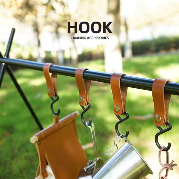 hooks & rails 4pcs/set outdoor pu hook nylon anti-wear metal button hanger camping hiking picnic hanging rack cookware tableware bag
hooks & rails 4pcs/set outdoor pu hook nylon anti-wear metal button hanger camping hiking picnic hanging rack cookware tableware bag