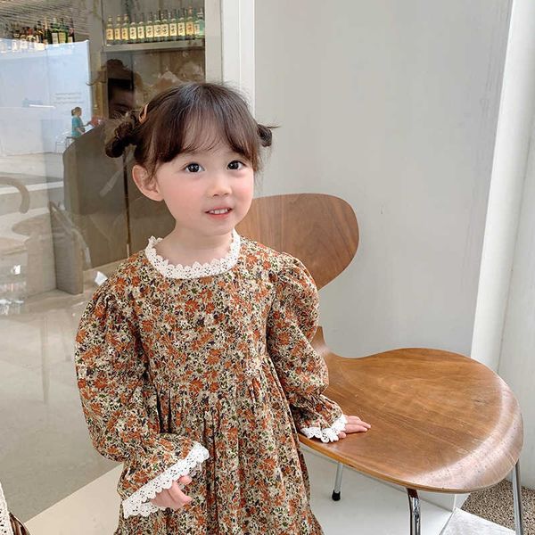 girls long sleeve dress fashion toddler fall floral princess vintage winter christmas 210715, Red;yellow
girls long sleeve dress fashion toddler fall floral princess vintage winter christmas 210715, Red;yellow