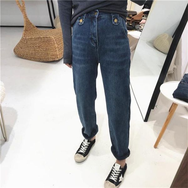 women's jeans plus size 5xl mom woman loose high wais denim pants bf style straight 2021 winter thick harem for women, Blue
women's jeans plus size 5xl mom woman loose high wais denim pants bf style straight 2021 winter thick harem for women, Blue
