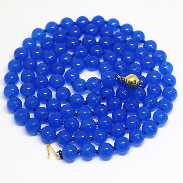 chains ly blue stone chalcedony jades semi-precious long chain 8mm 10mm 12mm round beads necklace for women diy jewelry 36inch b1485, Silver
chains ly blue stone chalcedony jades semi-precious long chain 8mm 10mm 12mm round beads necklace for women diy jewelry 36inch b1485, Silver