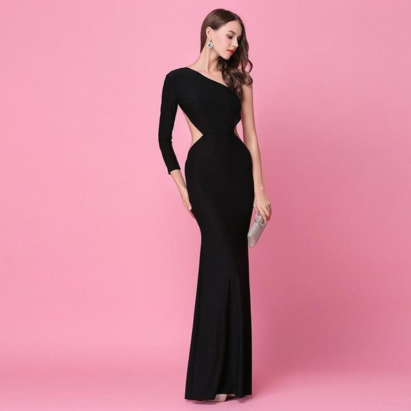 casual dresses 2021 autumn dress women's unilateral long sleeve hollow-out women summer maxi, Black;gray
casual dresses 2021 autumn dress women's unilateral long sleeve hollow-out women summer maxi, Black;gray