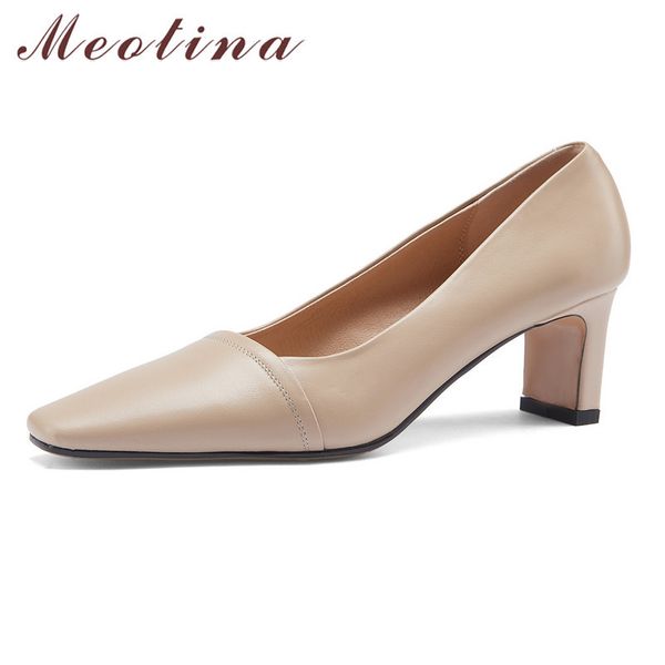 meotina cow leather high heel shoes real leather chunky heels pumps women square toe office shoes slip on footwear black 40 41 210520
meotina cow leather high heel shoes real leather chunky heels pumps women square toe office shoes slip on footwear black 40 41 210520