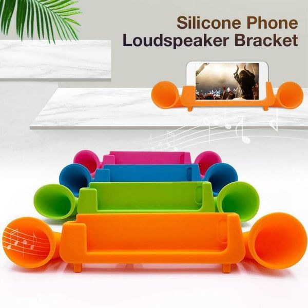 multi-color mobile phone sound loudspeaker silicone holder bracket for cell mounts & holders
multi-color mobile phone sound loudspeaker silicone holder bracket for cell mounts & holders