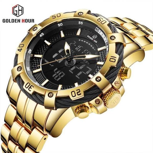 wristwatches goldenhour al35 neue uhr multi-funktion hronograph sport stahl band quarzuhr water proocf, Slivery;brown
wristwatches goldenhour al35 neue uhr multi-funktion hronograph sport stahl band quarzuhr water proocf, Slivery;brown