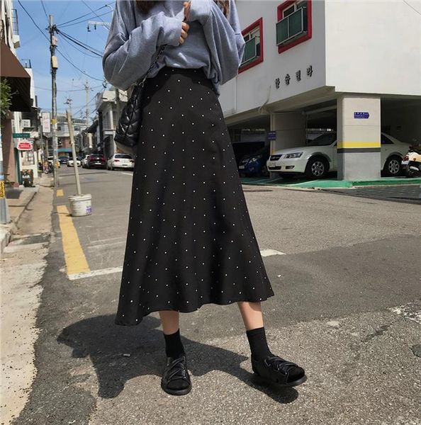 summer lovely letter kawaii sweet womens skirts polka dot high waist fishtail a skirt female korean ins harajuku for women, Black
summer lovely letter kawaii sweet womens skirts polka dot high waist fishtail a skirt female korean ins harajuku for women, Black